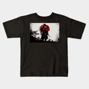 This Samurai Only Fights For Honor Kids T-Shirt